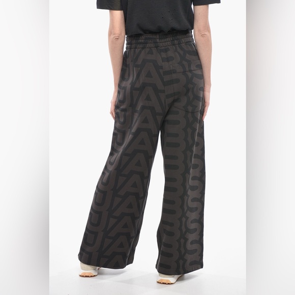 MARC JACOBS Elastic waistband graphic pattern wide leg pants - Picture 2 of 5